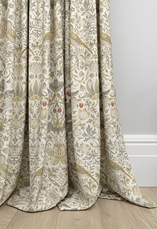 William Morris At Home Strawberry Thief, Ochre - Made to Measure Curtains